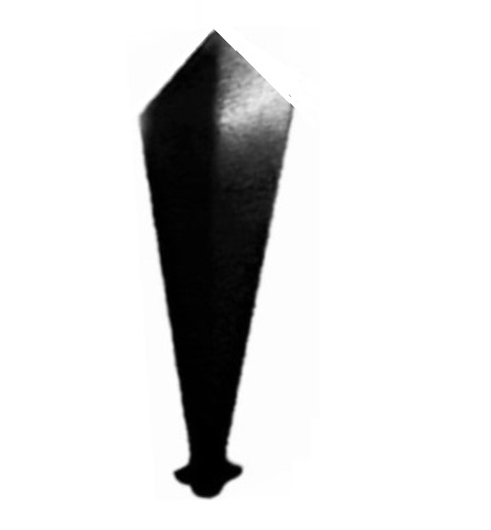 Black Ash Fascia Board Finial Subtle Grained