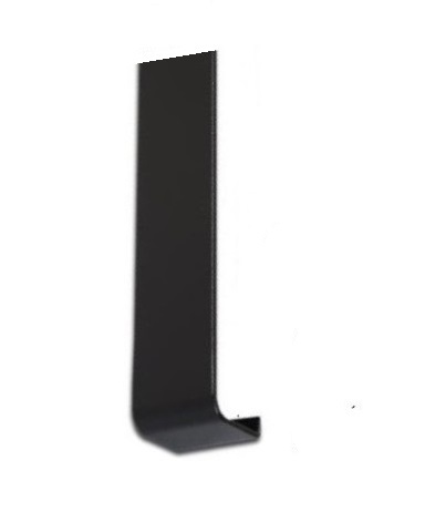 Black Fascia Board Single Joint-Smooth Gloss Finish
