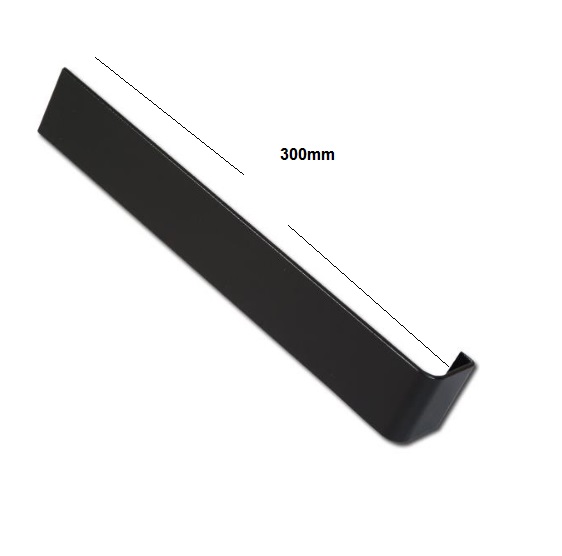 Black Fascia Board Single Joint-Smooth Gloss Finish - Image 2