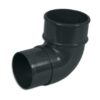 Anthracite Grey Round Downpipe 90° Bend