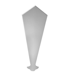 White Full Replacement Fascia Board Ogee Ended 18mm Thickness - Fascia Finial