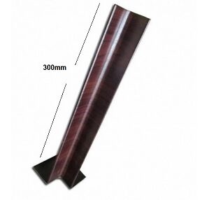 Rosewood Fascia Board 90 Degree Internal Corner Joint Subtle Grained