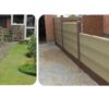 Walnut Pvc Composite Fencing Panel 1825mm x 300mm - Image 5