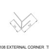 White External Corner Trim x 5m - Image 2