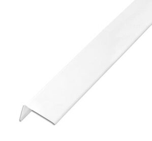 White Ridged Angle 50mm x 50mm