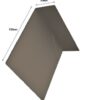 Durasid Silver-Aluminium Reveal Corner Trim 50mm X 150mm-3m - Image 2