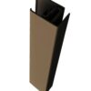 Durasid Walnut Aluminium-2 Part Edge Trim-3m