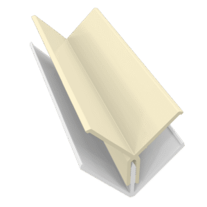Pale Gold Fortex 90ยฐ Internal 2 Part Corner Trim