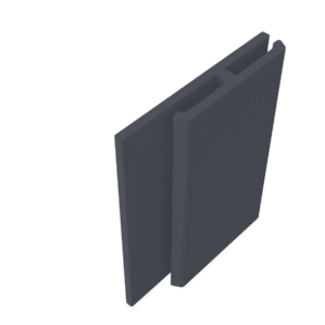 Slate Grey Fortex Reveal Liner H Joint Trim