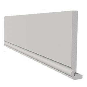 White Full Replacement Fascia Board Ogee Ended 18mm Thickness - 405mm Fascia Board