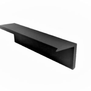 Decking Angled Edge Trim Black 2.9m