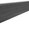 Durable Graphite Grey PVC composite fence panel, 1828mm x 300mm, perfect for low-maintenance outdoor boundaries.