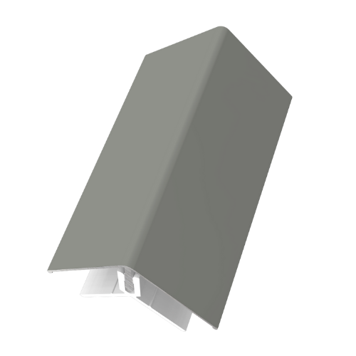 Fortex Naturale Grey Cedar-Aluminium 2-Part External Corner Trim-3m - Image 2