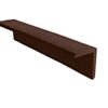 Decking Angled Edge Trim Brown 2.9m