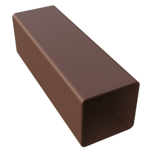 Downpipe Brown Squareline - Downpipe 2.75m