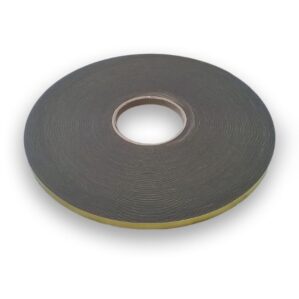 Black Double Sided Tape 10 x 1mm X 50m