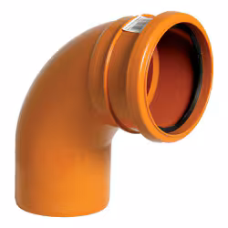 Underground 110mm-90° Single Socket Bend