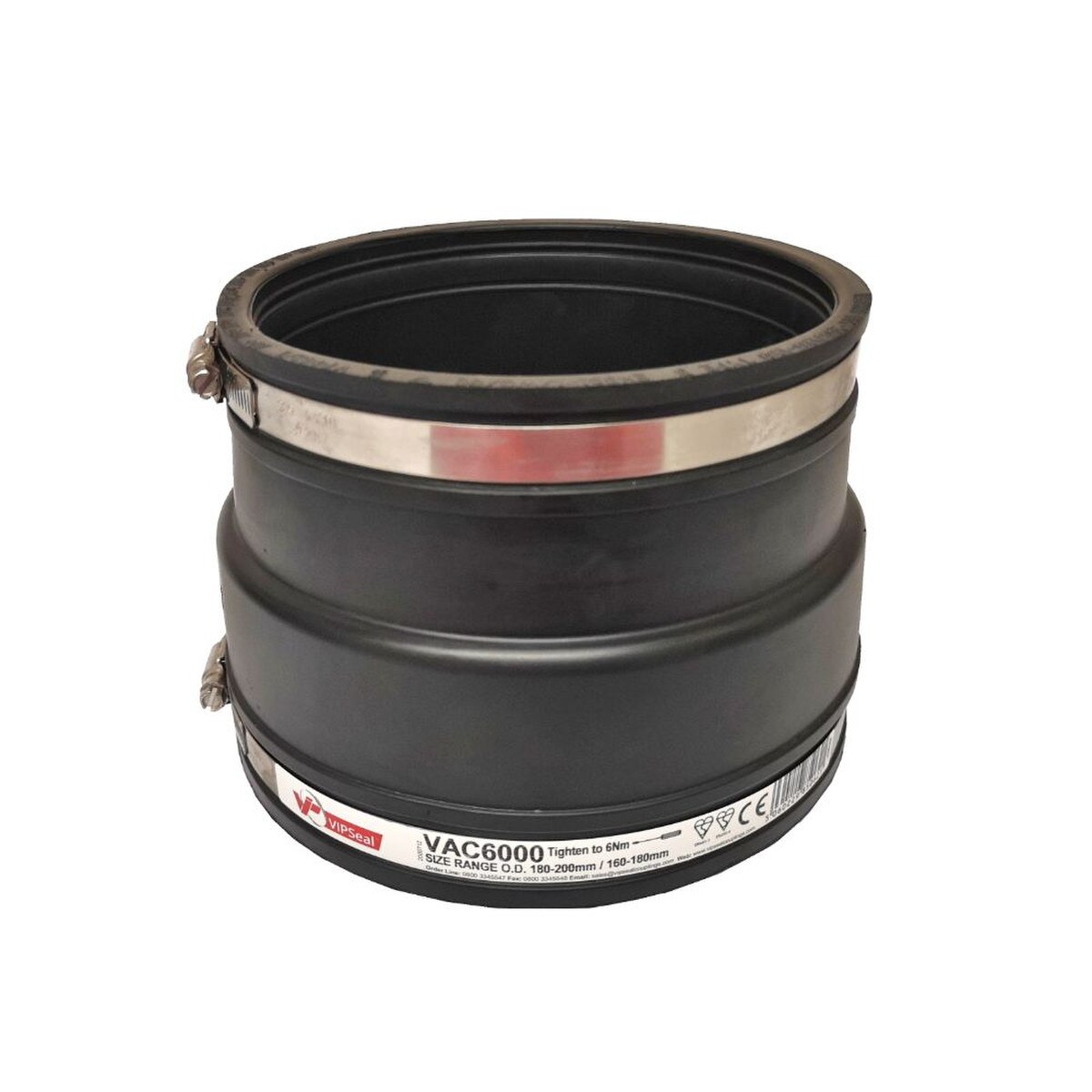 6'' Clay To 6'' Plastic Adaptor