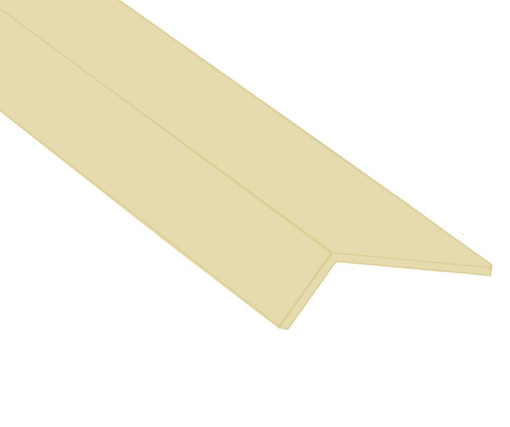 Sand Durasid Cladding Upvc Reveal Corner Trim 100 X 50mm X 2.5MTRS