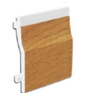 Irish Oak External Upvc Shiplap Cladding 5mtr