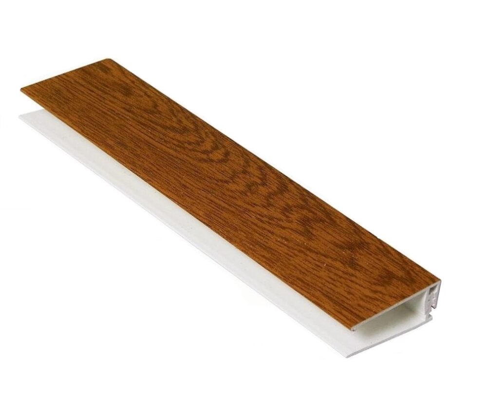 2 Part Cladding Edge Trim 3mtr Golden Oak