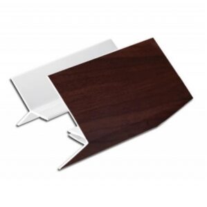 Rosewood  Upvc Cladding-2 Part 90° External Corner Trim x 3m