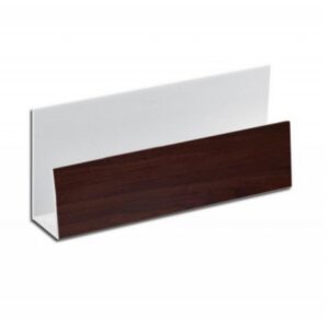 Rosewood  Upvc Cladding-Universal Edge Trim x 3m