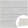 Durasid Silver Natural Textured Upvc Cladding 167mm x 5m