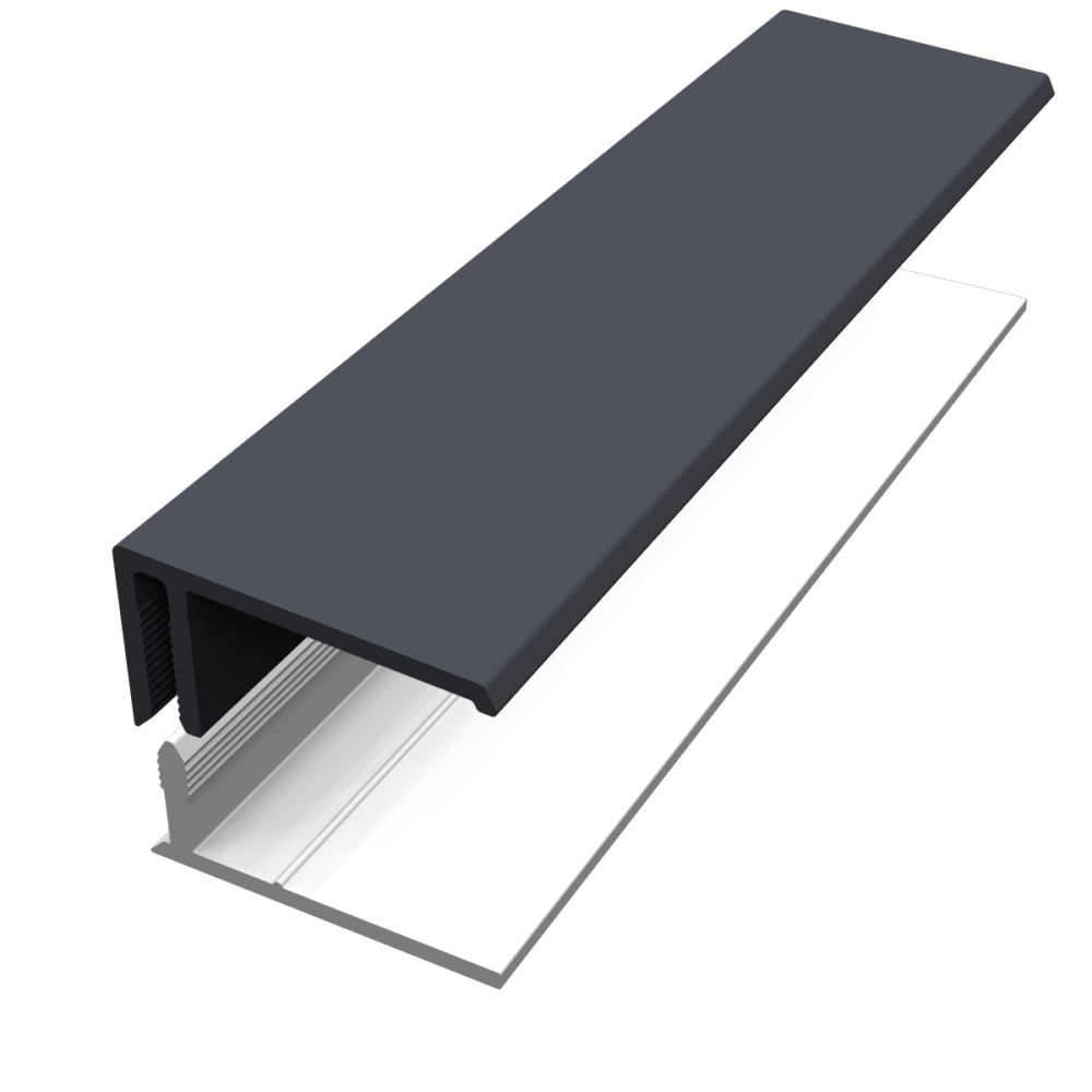 Slate Grey Fortex 2 Part Edge Trim - Image 3