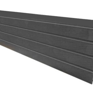 Carbon Grey Upvc-Fence Panel-1828 x 300mm