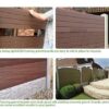Graphite Grey Pvc Composite Fencing Panel 1828mm x 300mm - Image 4