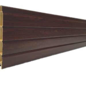Rosewood Subtle Grained Upvc Fencing System