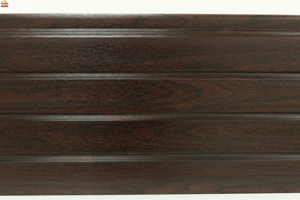 Black Ash Grained Pvc Fencing Panel 1825mm x 300mm - Image 2