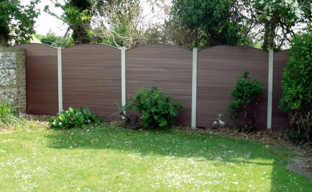 Walnut Pvc Composite Fencing Panel 2438mm x 300mm - Image 10