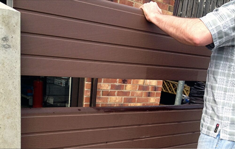 Walnut Pvc Composite Fencing Panel 2438mm x 300mm - Image 11