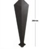 Black Ash Fascia Board Finial-Subtle Grained - Image 2