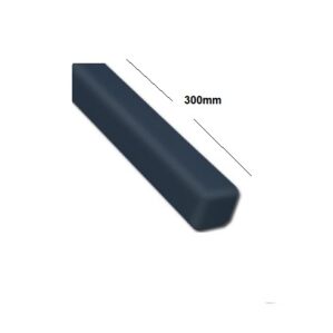 Storm Grey Square Edge Full Replacement Fascia Board 18mm Thickness Smooth Finish - Fascia Corner Single
