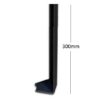 Black Ash Fascia Board 135° External Joint Subtle Grained - Image 2