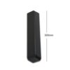 Black Ash Fascia Board Single Corner Subtle Grained - Image 2