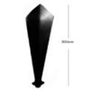 Black Ash Fascia Board Finial Subtle Grained - Image 2