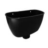 Black Round Downpipe Hopper