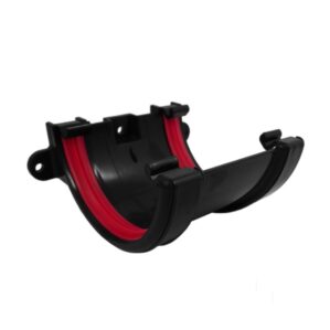 Black 1/2 Round Guttering