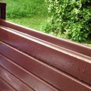 Brown Vinyl Upvc Fencing System
