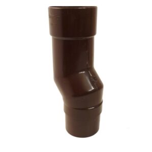 Downpipe Brown Round - Mini Offset