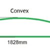 Carbon Grey Upvc-Concave Fencing Panel 1828mm Wide - Image 2
