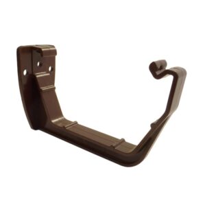 Brown Squareline Guttering - Fascia Bracket