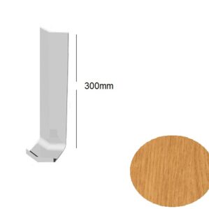 Golden Oak Fascia Board Internal-135 Deg Joint Subtle Grained