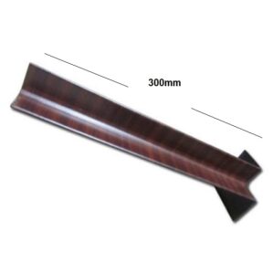 Mahogany Fascia Board 90 Degree Internal Corner Joint Subtle Grained