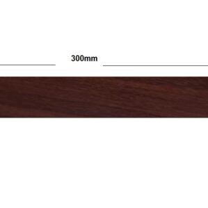 Rosewood Fascia Board End Cap Subtle Grained