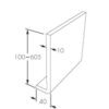 White Cover Over Square Edge Fascia Board 125mm x 5m - Image 2